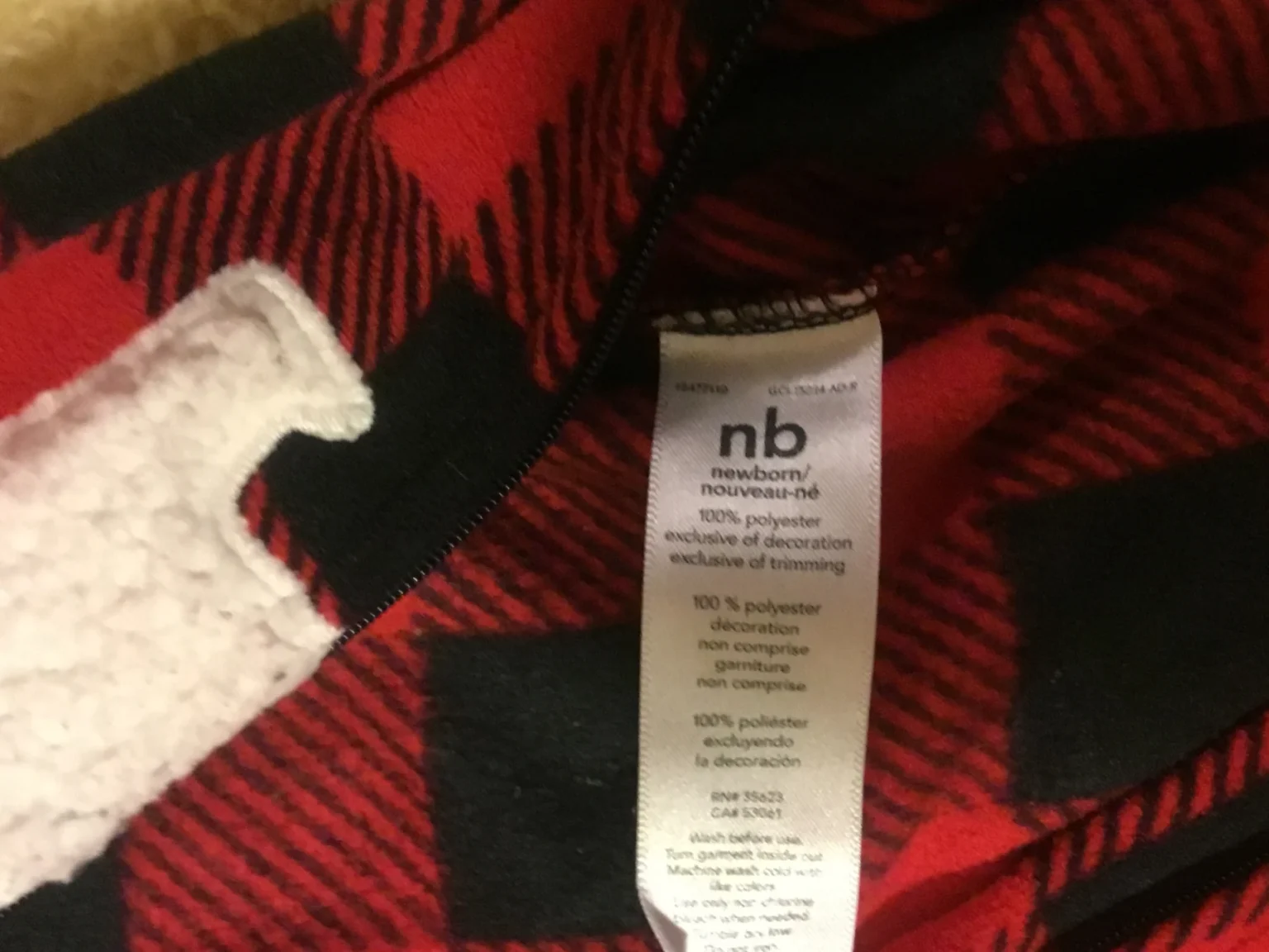 Image for Pyjama pattes longues polar carters nb (0)