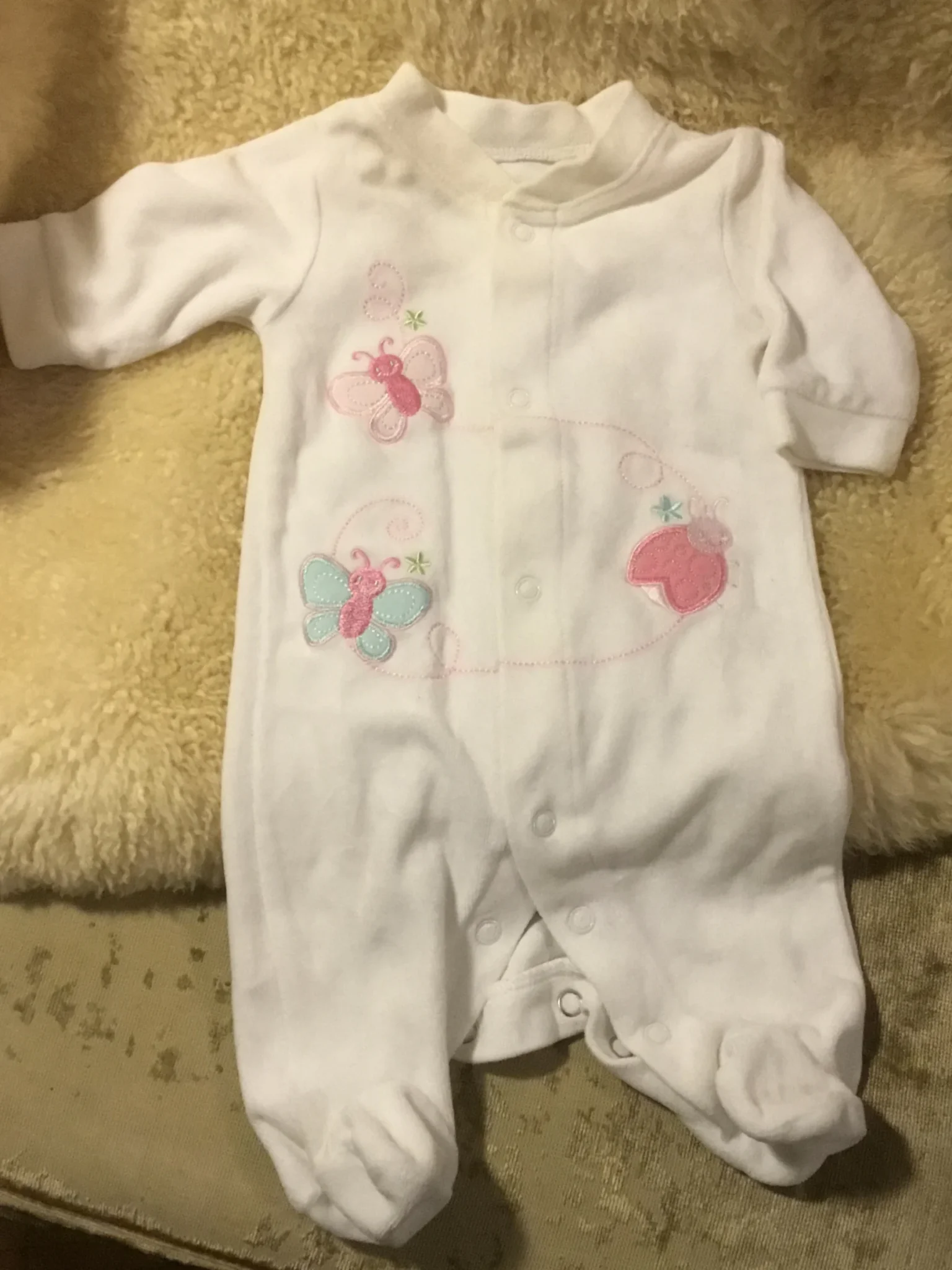 Featured image for Pyjama taille 1 mois imparfait pour bébé naissant fille