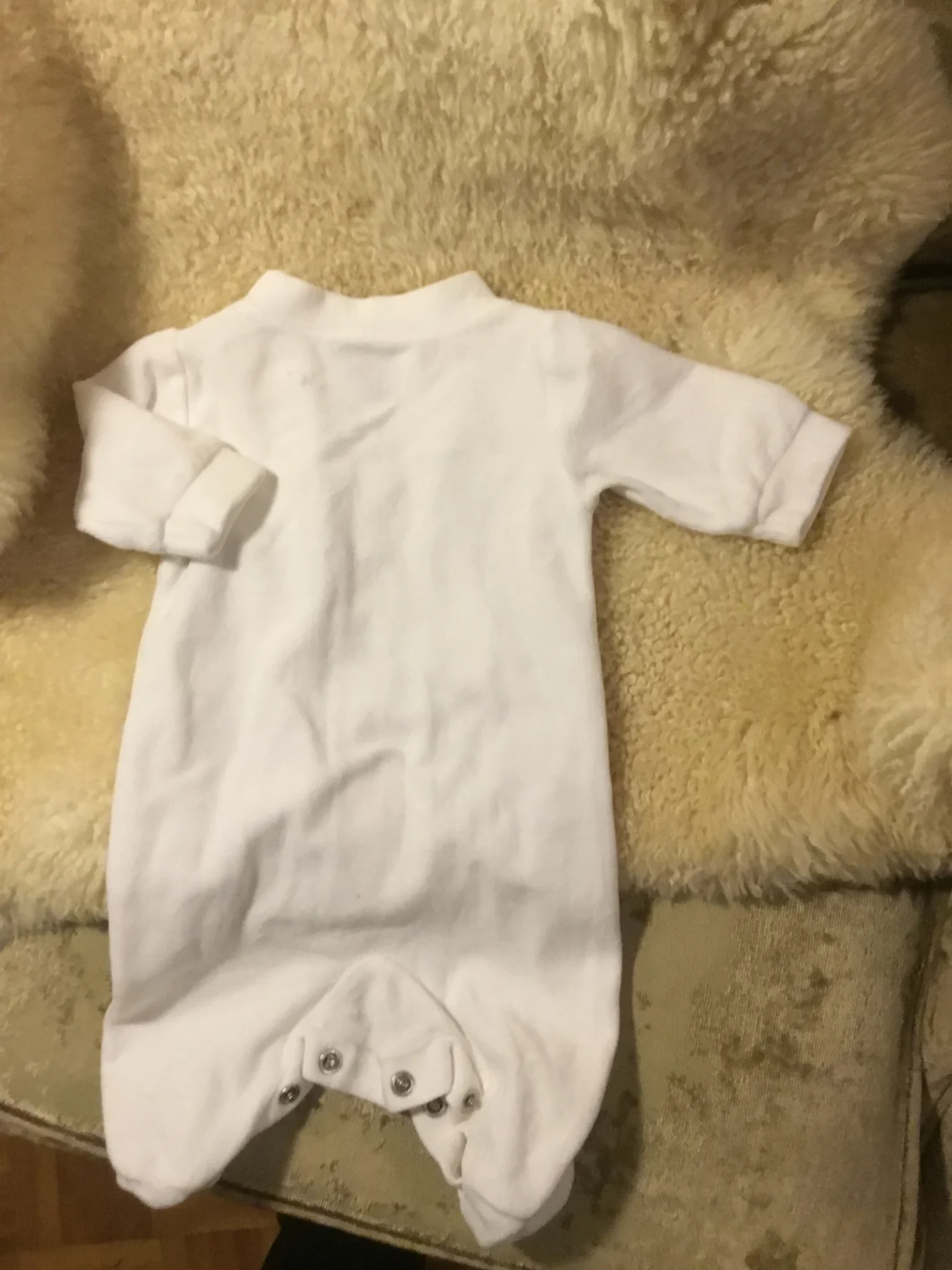 Image for Pyjama taille 1 mois imparfait pour bébé naissant fille