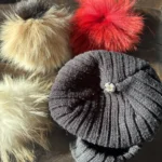 Thumbnail for Multi-pompon hat