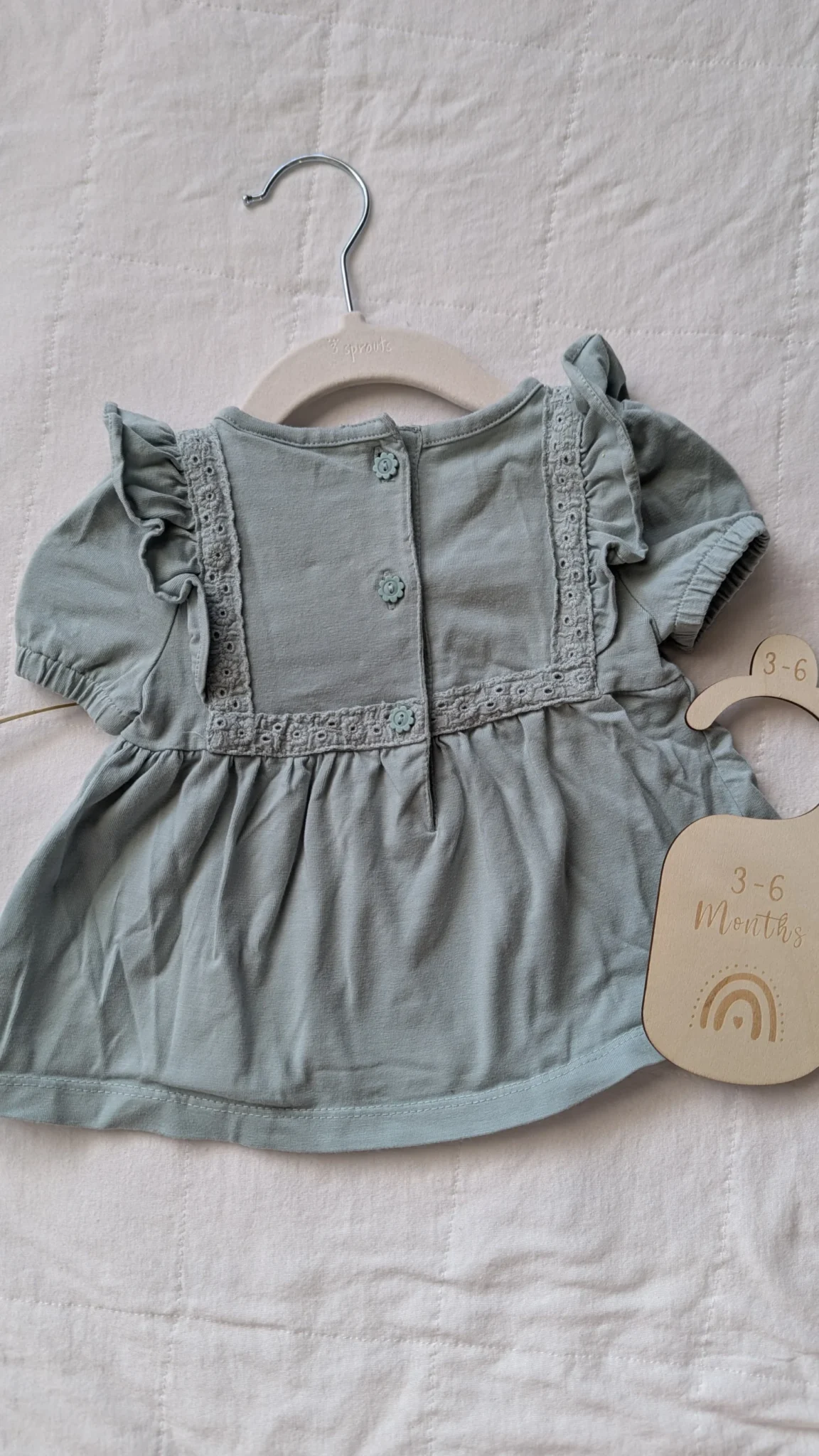Image for 3-6M - top with embroidery