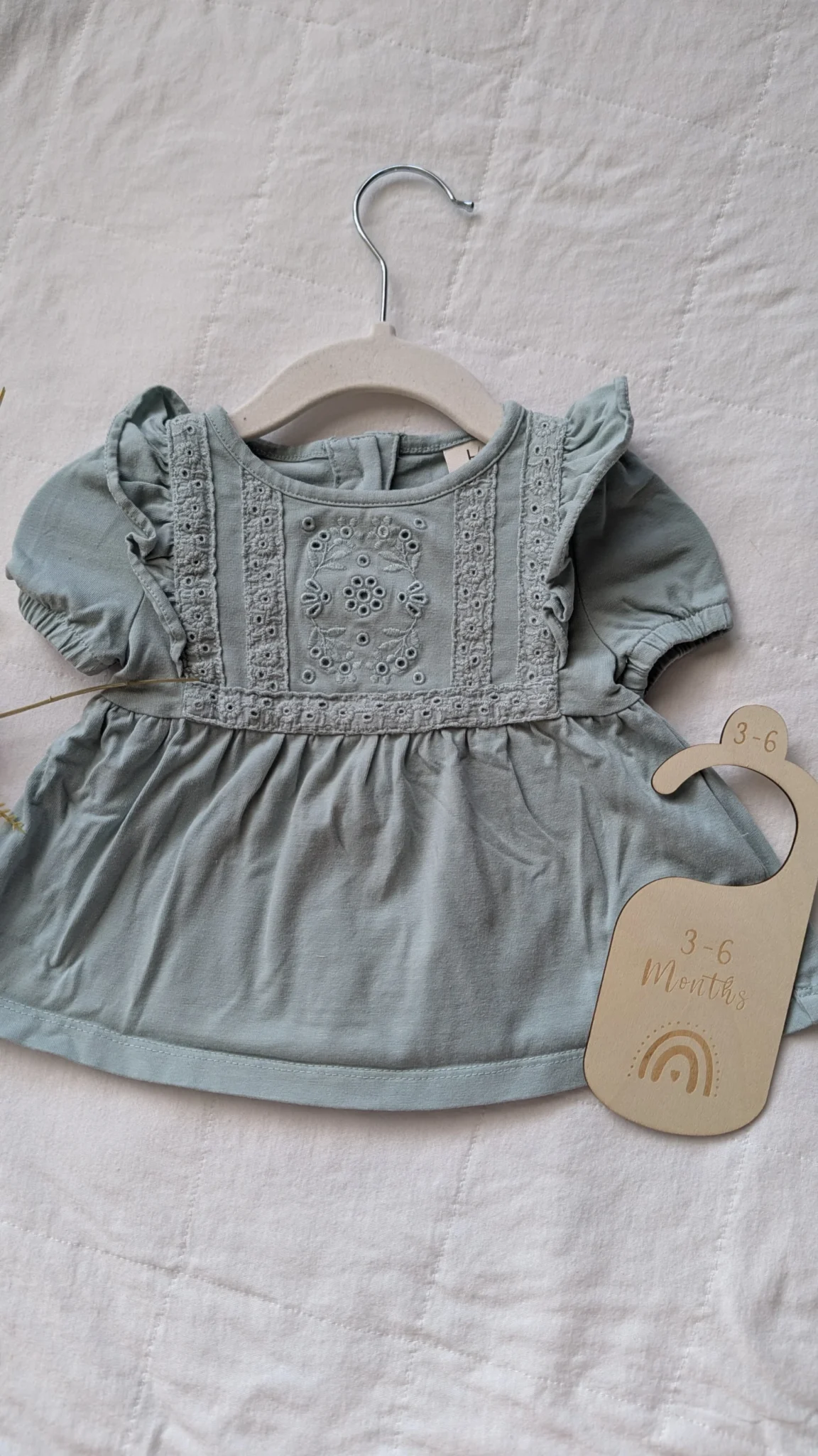 Image for 3-6M - top with embroidery