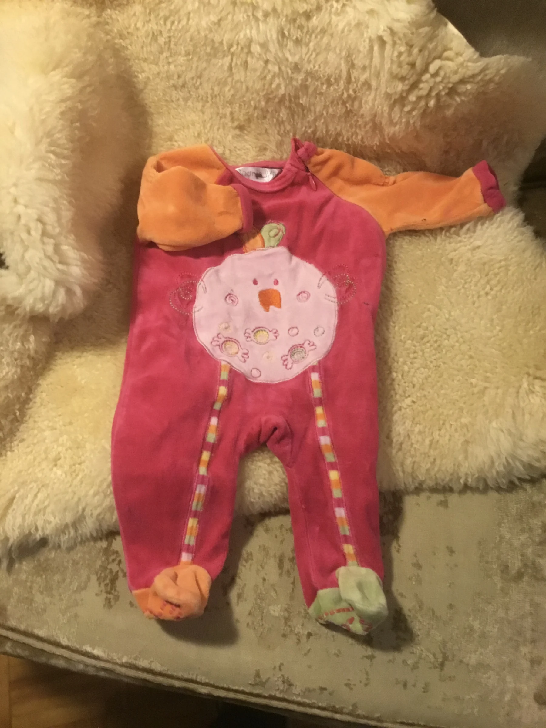 Pyjama pattes longues souris mini 0 - 3 mois Souris Mini seconde main