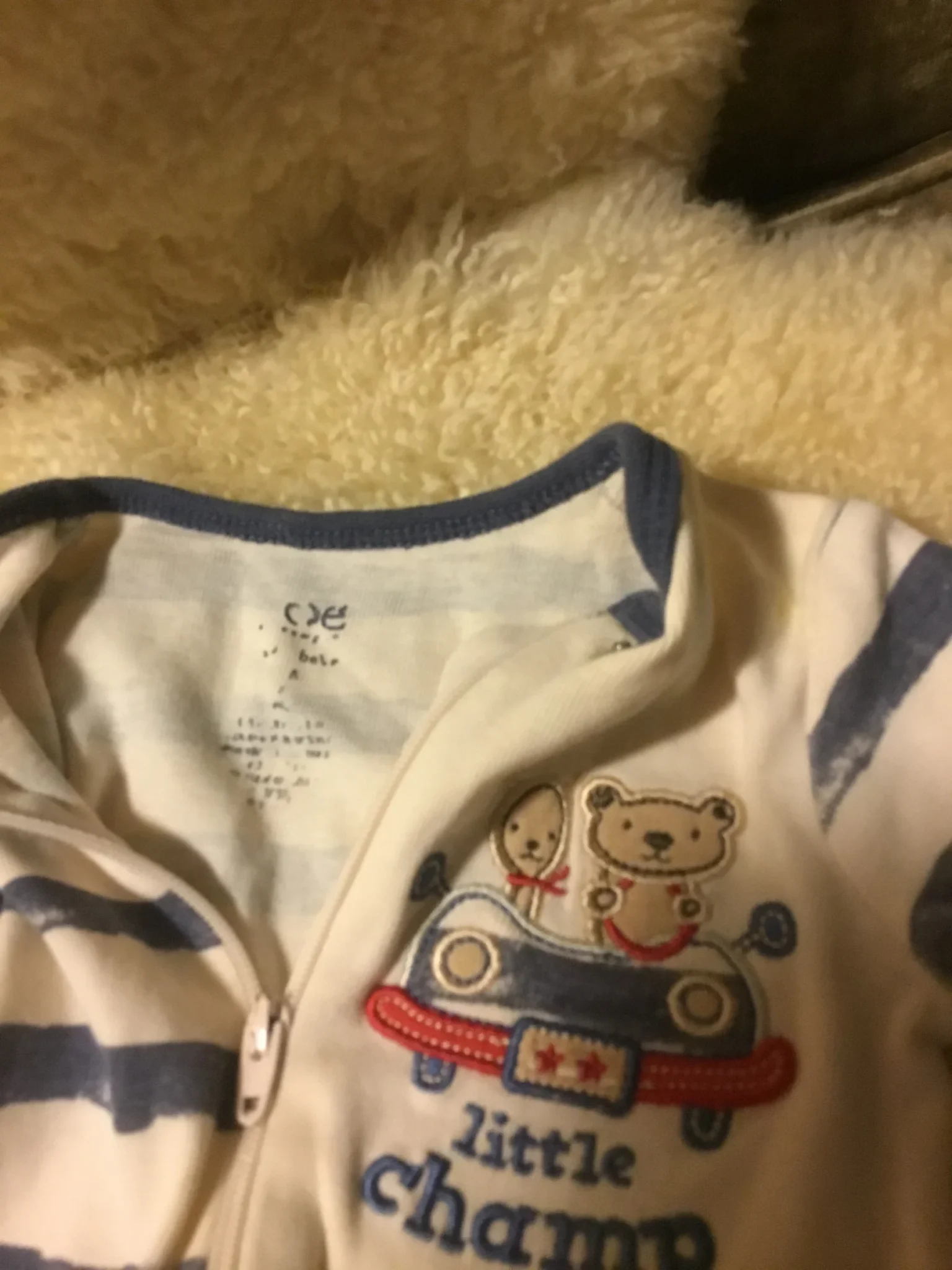 Image for Pyjamas pattes longues pekkle bébé naissant unisexe