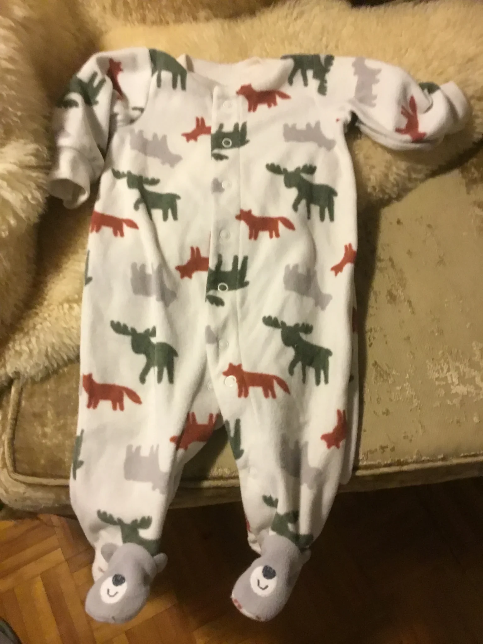 Featured image for Pyjama pattes longues polar carter’s nouveau né (0) bébé unisexe