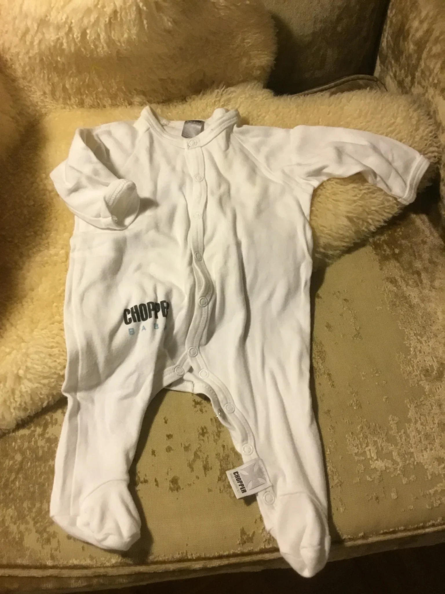 Featured image for Pyjama 💯 coton fabriqué au Canada taille 0 - 3 mois pour bébé naissant unisexe