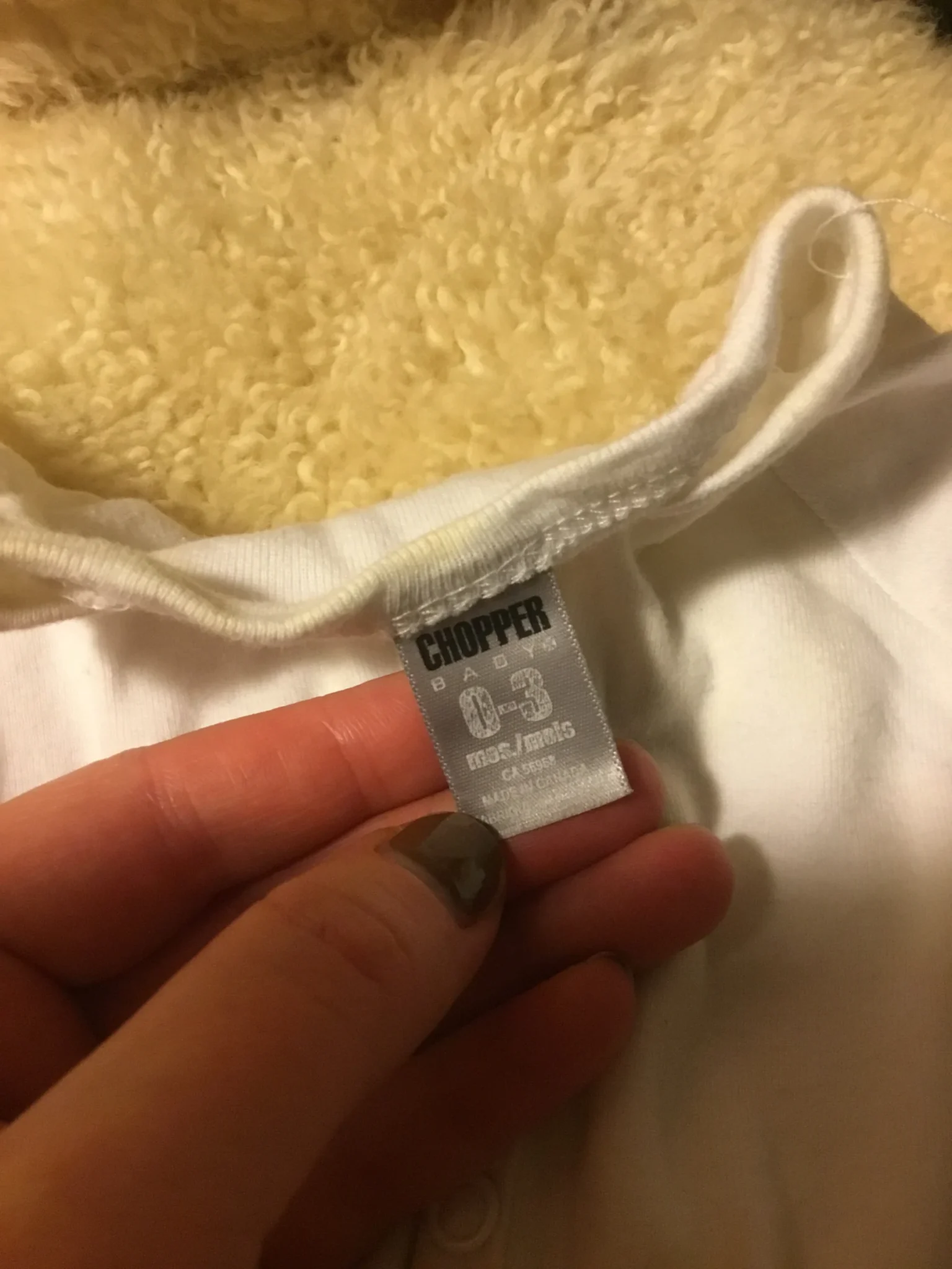 Image for Pyjama 💯 coton fabriqué au Canada taille 0 - 3 mois pour bébé naissant unisexe