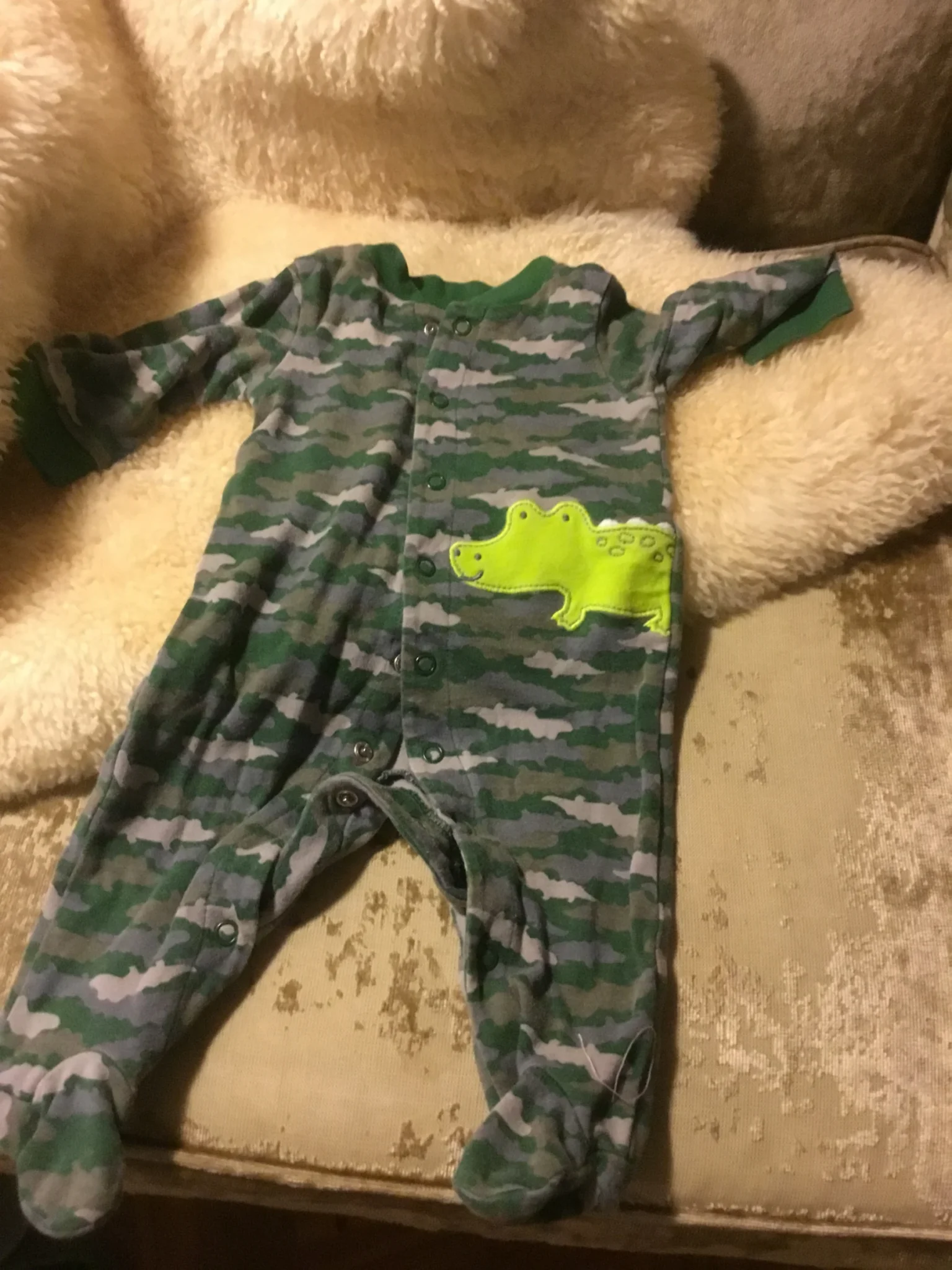 Image for Pyjama pattes longues carter’s taille 0 - 3 mois bébé unisexe