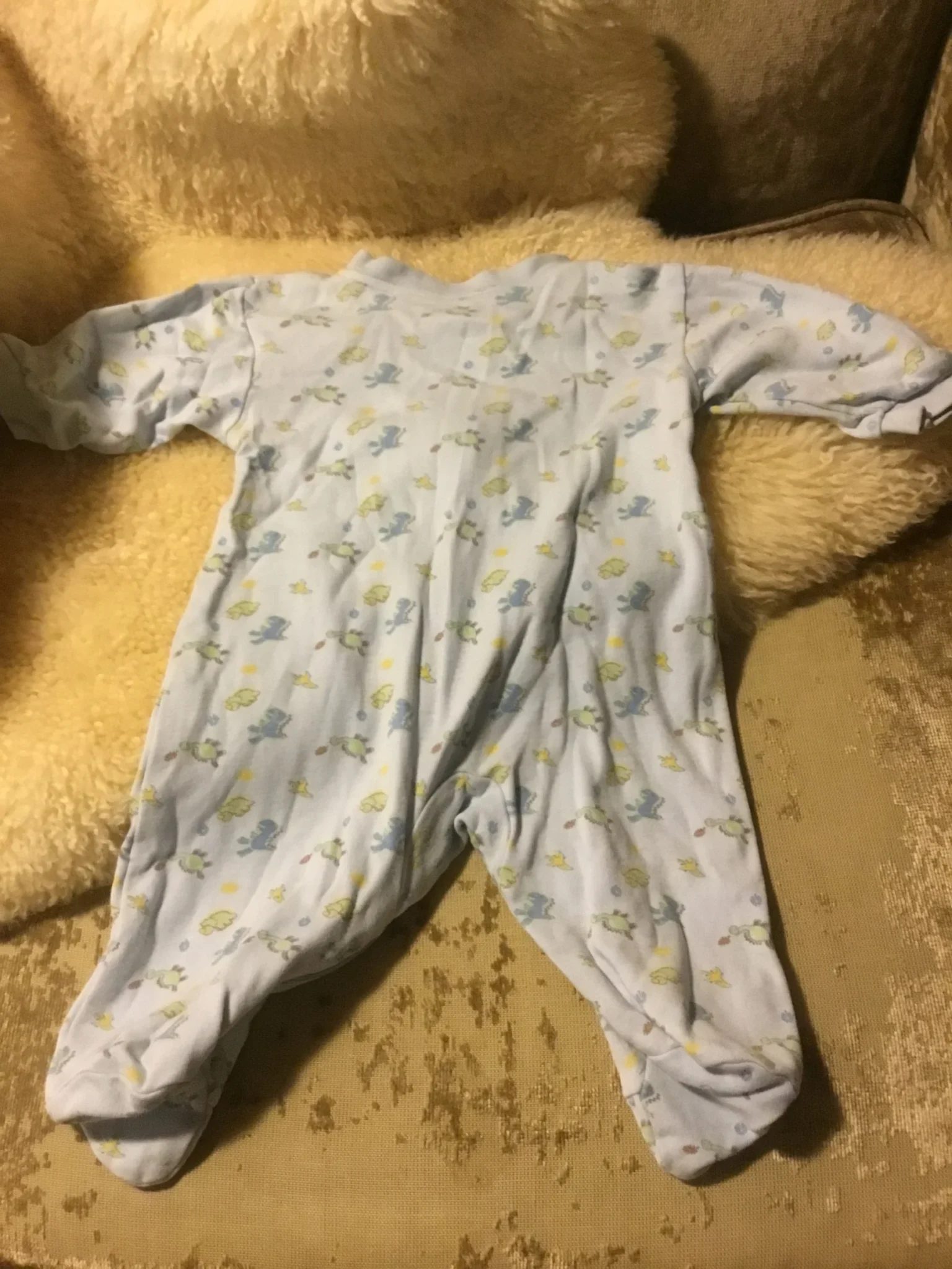 Image for Pyjamas pattes bébé naissant unisexe (fait petit)
