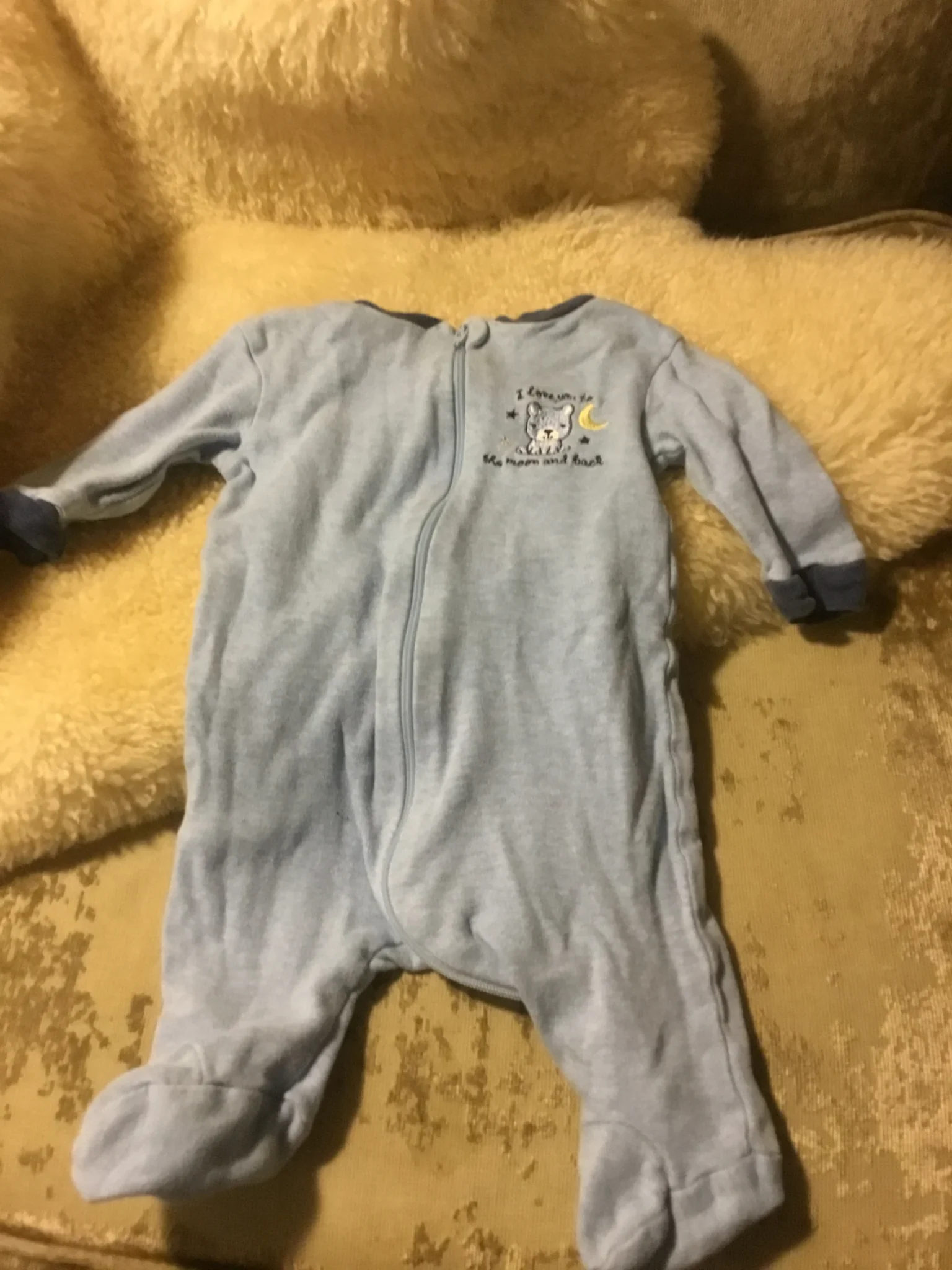 Featured image for Pyjama pattes longues George bébé naissant unisexe