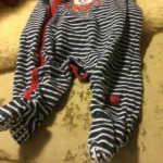 Thumbnail for Pyjama pattes longues souris mini bébé naissant unisexe