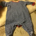 Thumbnail for Pyjama pattes longues souris mini bébé naissant unisexe