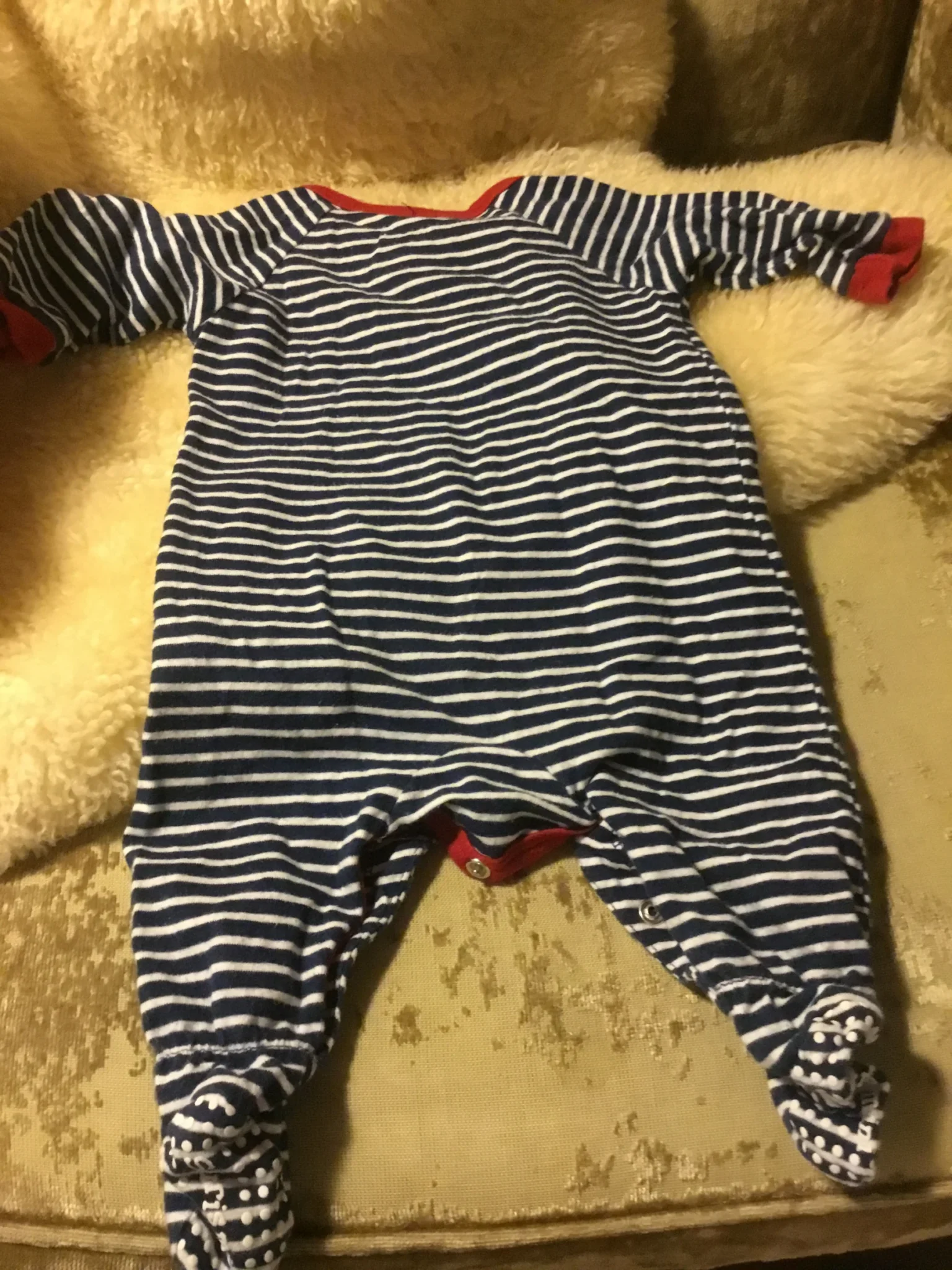 Image for Pyjama pattes longues souris mini bébé naissant unisexe