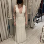 Thumbnail for Open back wedding dress