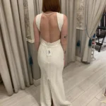 Thumbnail for Open back wedding dress