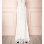 Thumbnail for Open back wedding dress