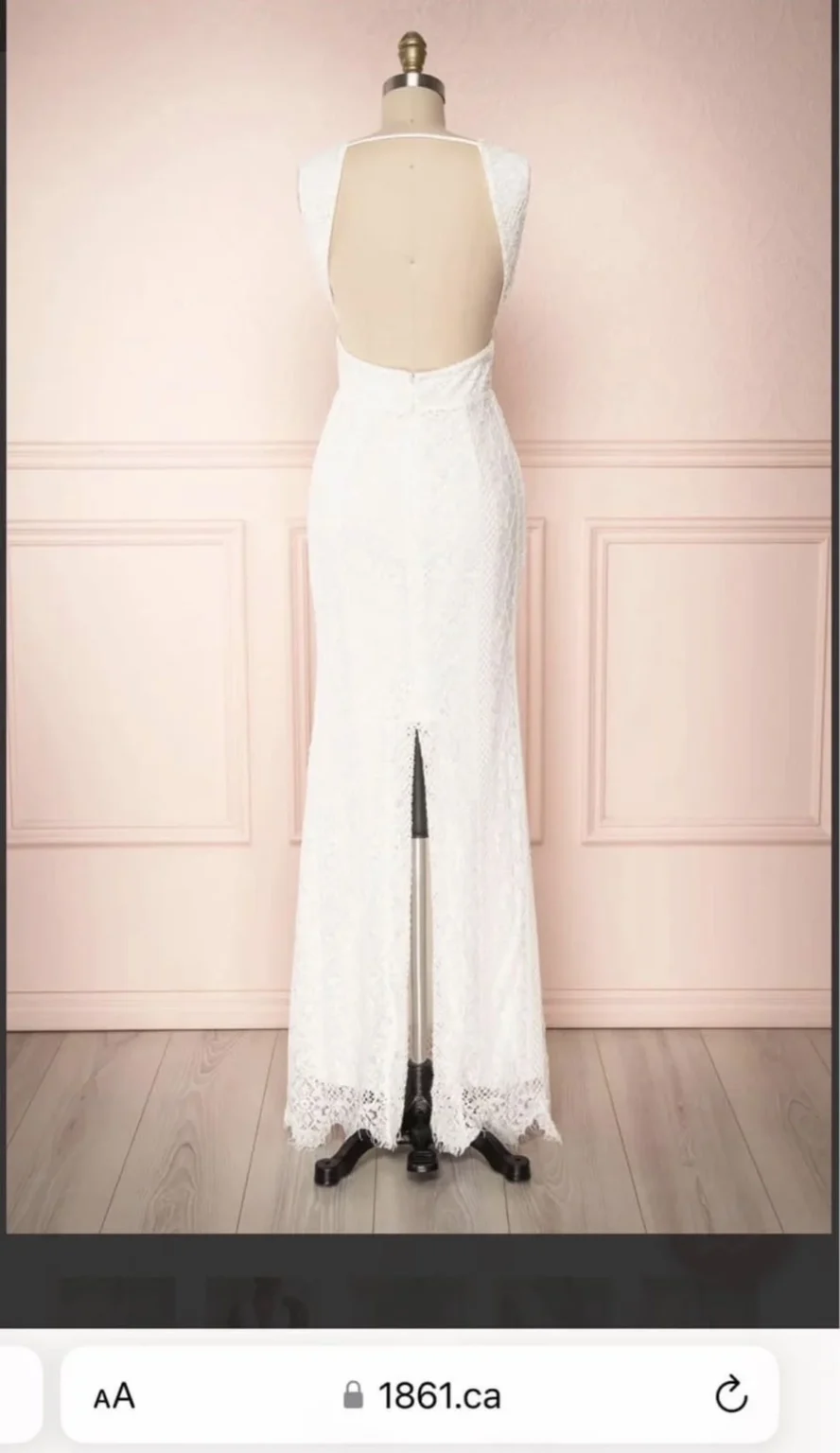 Image for Open back wedding dress