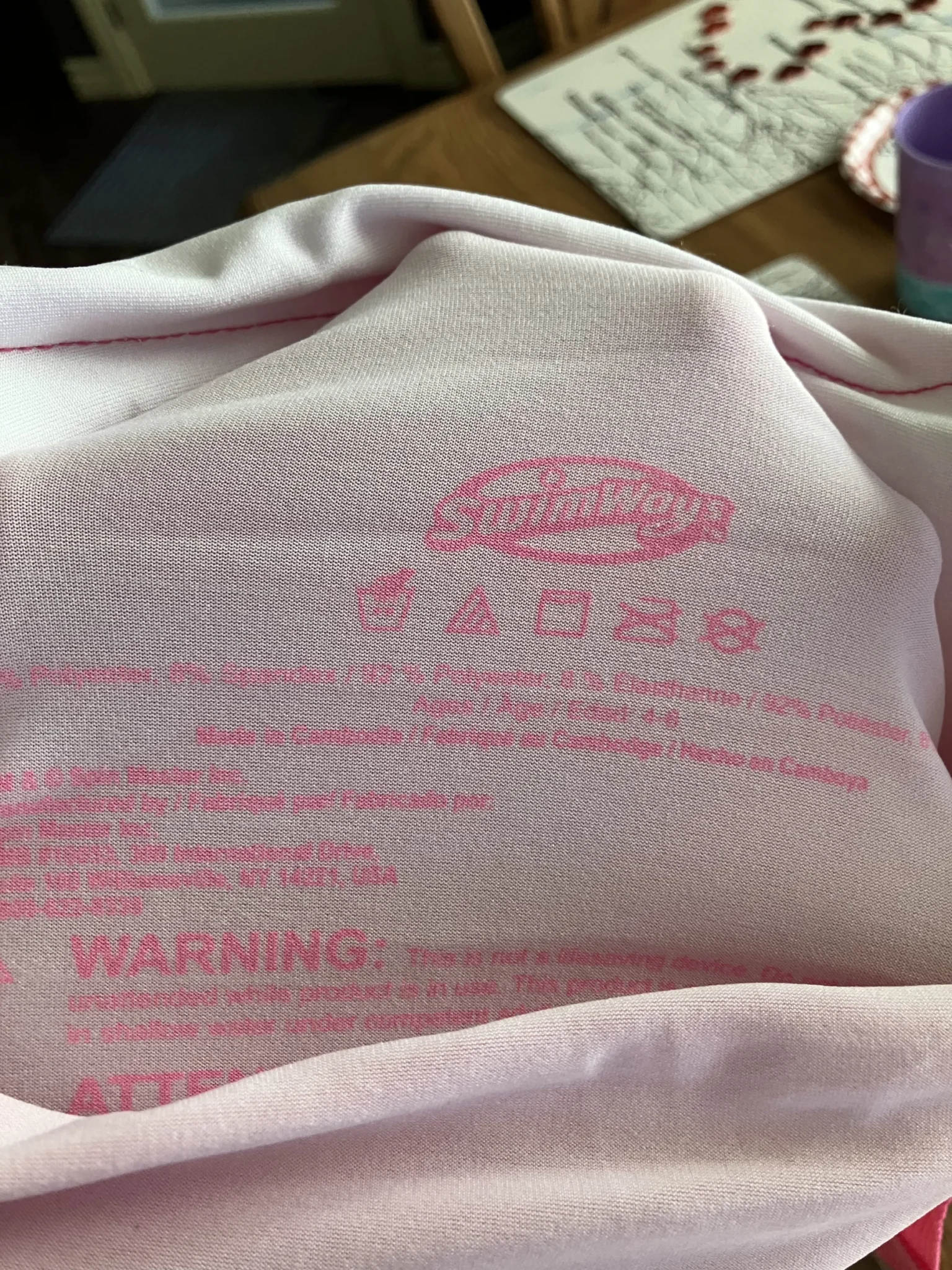 Image for Gilet de natation pour toute-petite avec des motifs de licorne