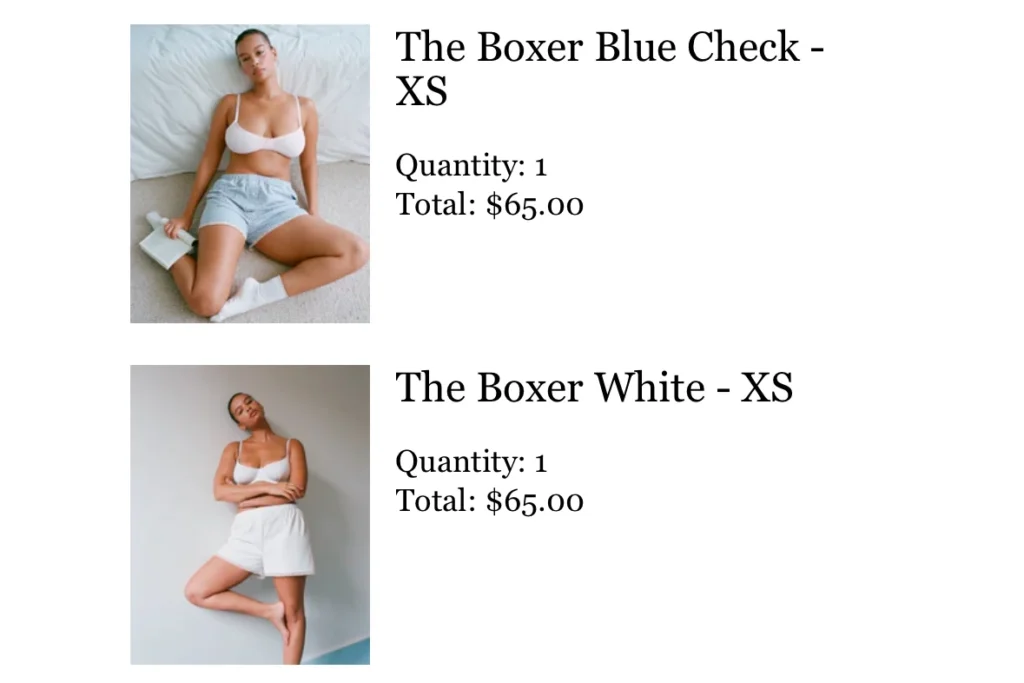 Image for Coucou Intimates Boxer Shorts XS