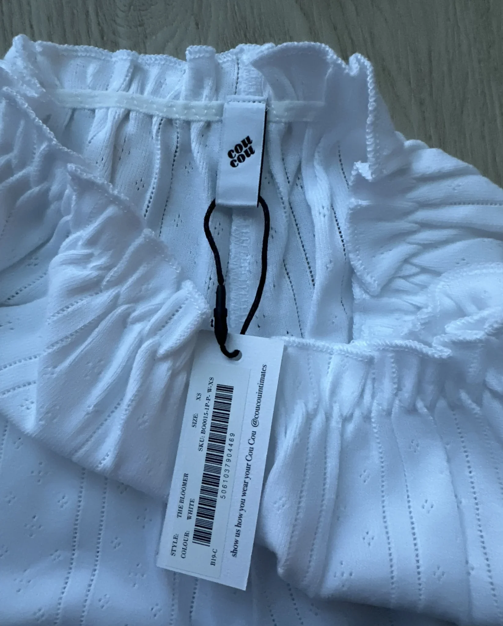 Image for Coucou Intimates Pointelle Shorts XS