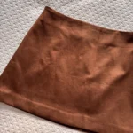 Thumbnail for English factory faux suede skirt