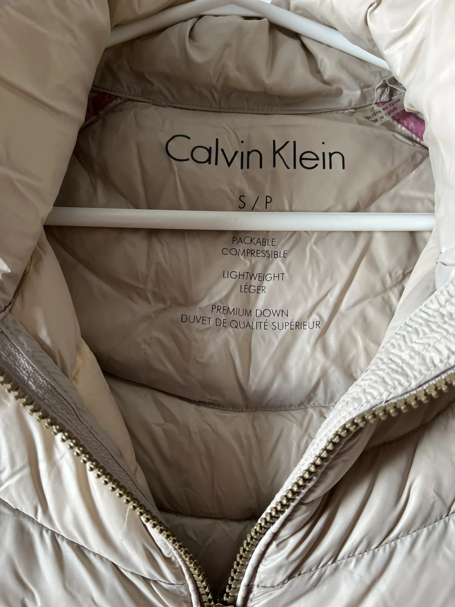 Image for Manteau beige Calvin Klein