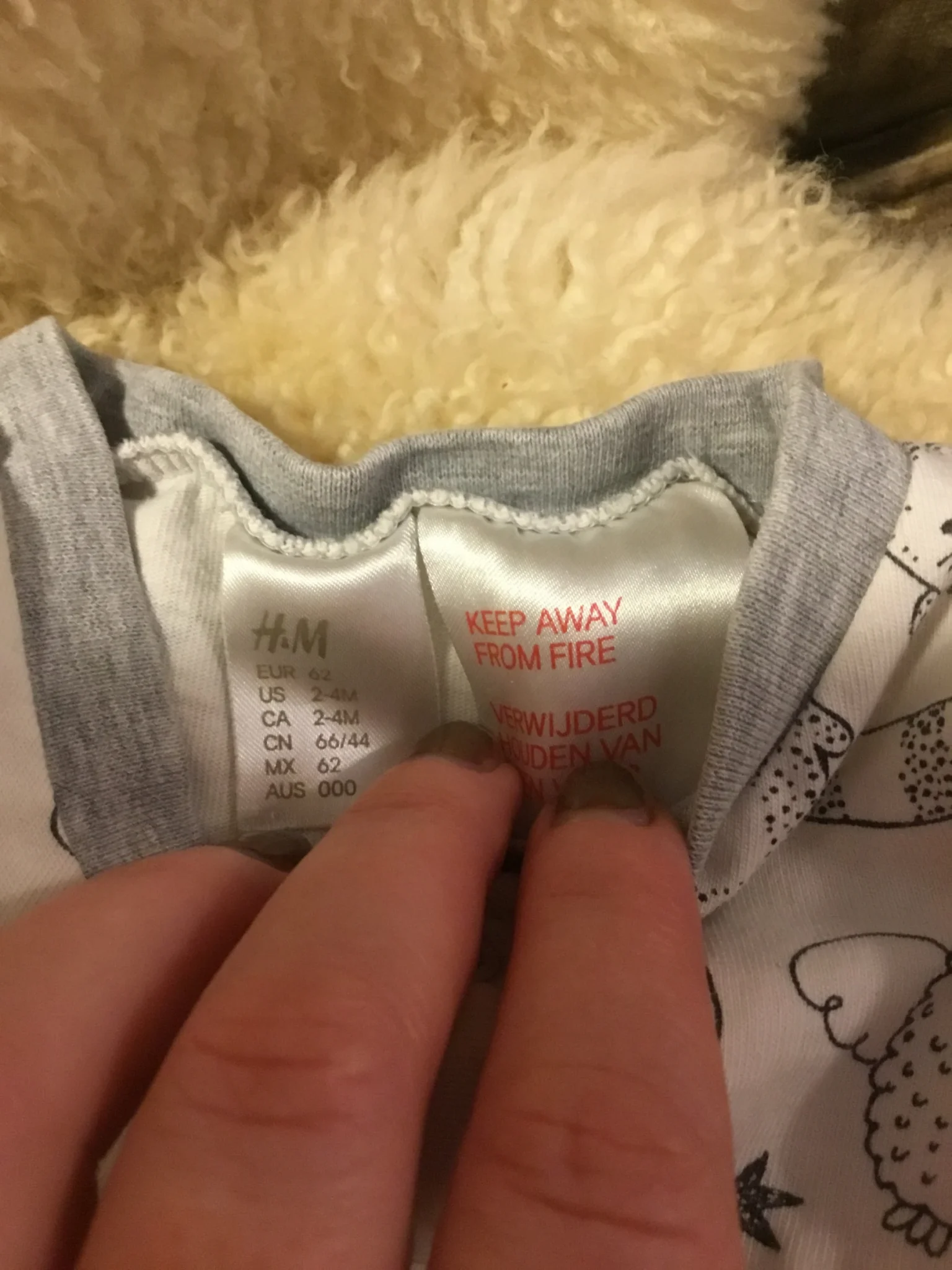 Image for Pyjama h et m pattes longues 2 - 4 mois bébé unisexe