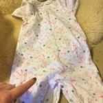 Thumbnail for Romper pyjama pattes courtes bébé fille 3 mois