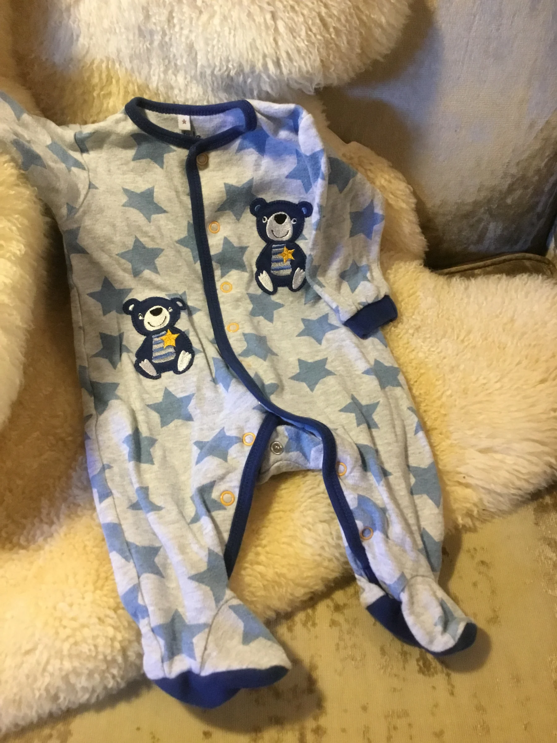 Pyjama pattes longues pekkle 3 mois bébé unisexe Pekkle seconde main