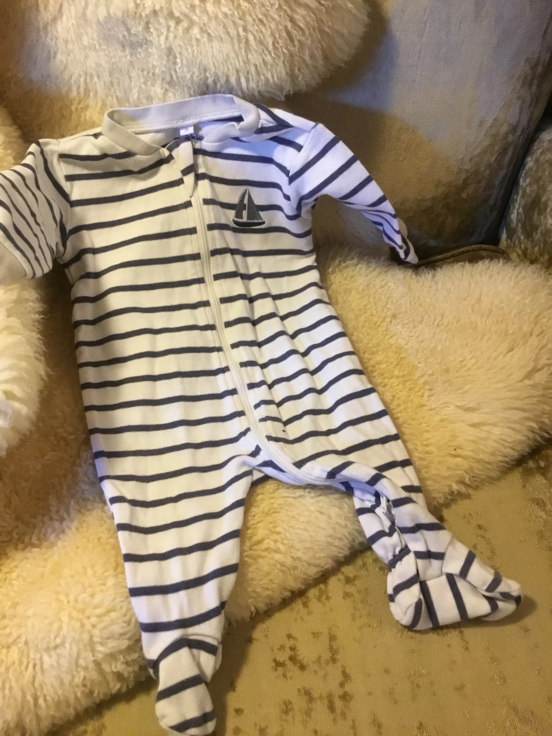 Comme neuf! Pyjama pattes longues pekkle 3 mois bébé unisexe Pekkle seconde main