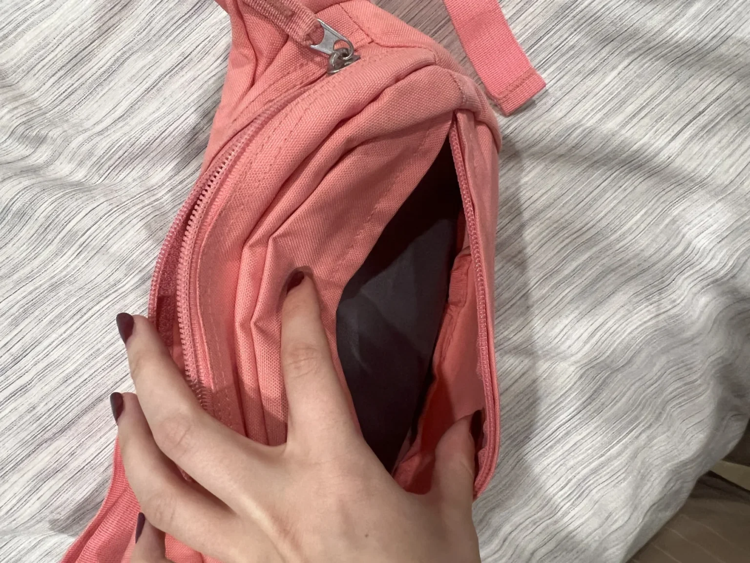 Image for Sac banane Rose corail