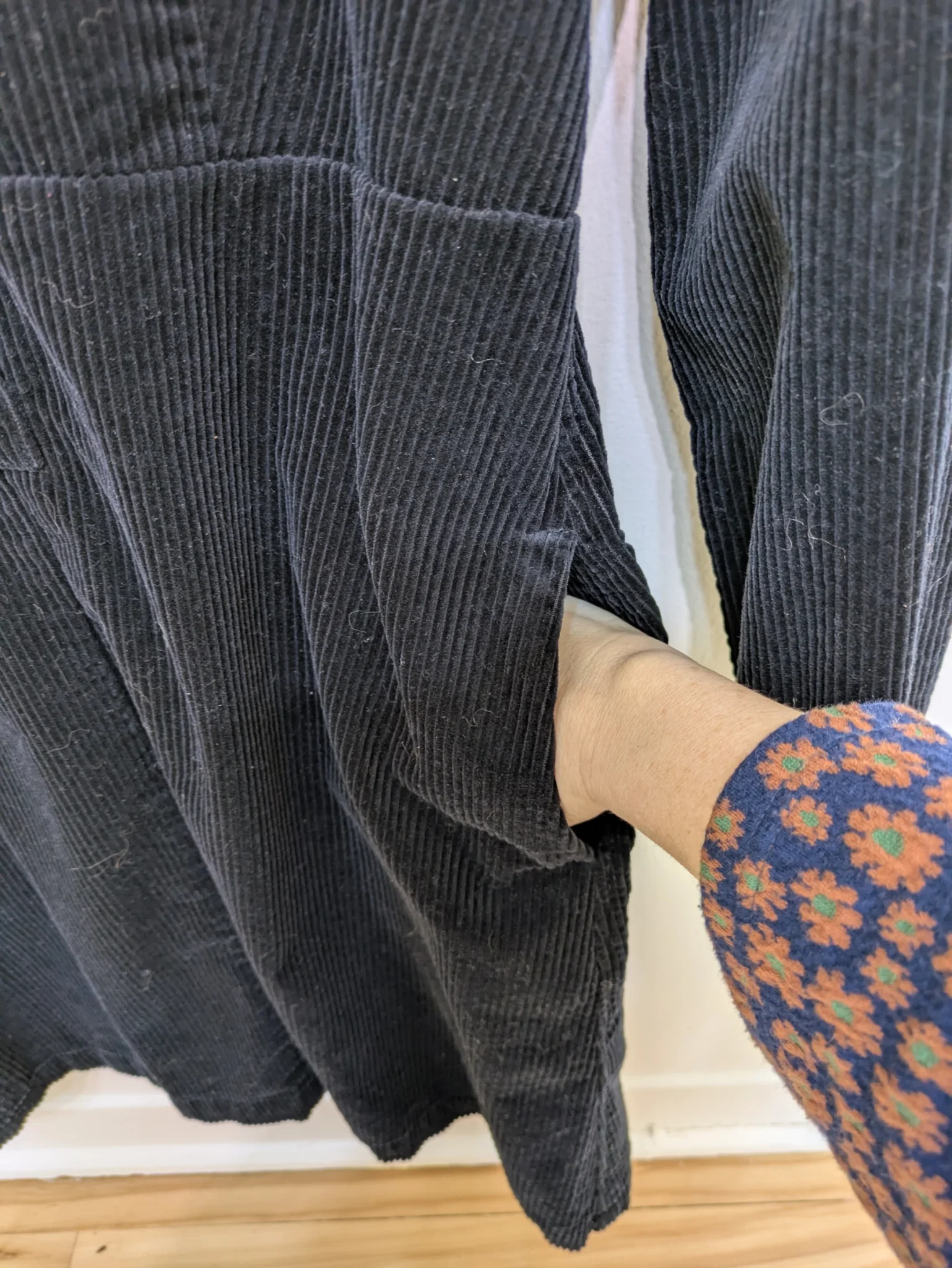Image for Robe velours cordé
