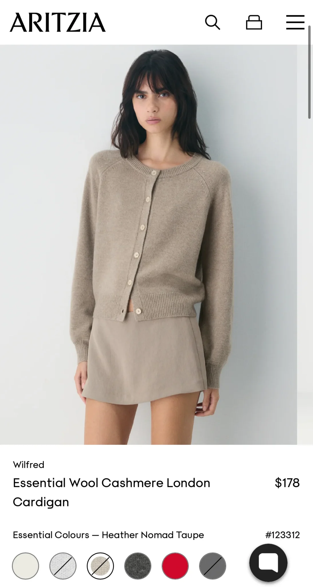 Image for Wilfred London Cardigan Women's 2XS
