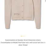 Thumbnail for Le Lion Laurita Puff Sleeve Cardigan XS