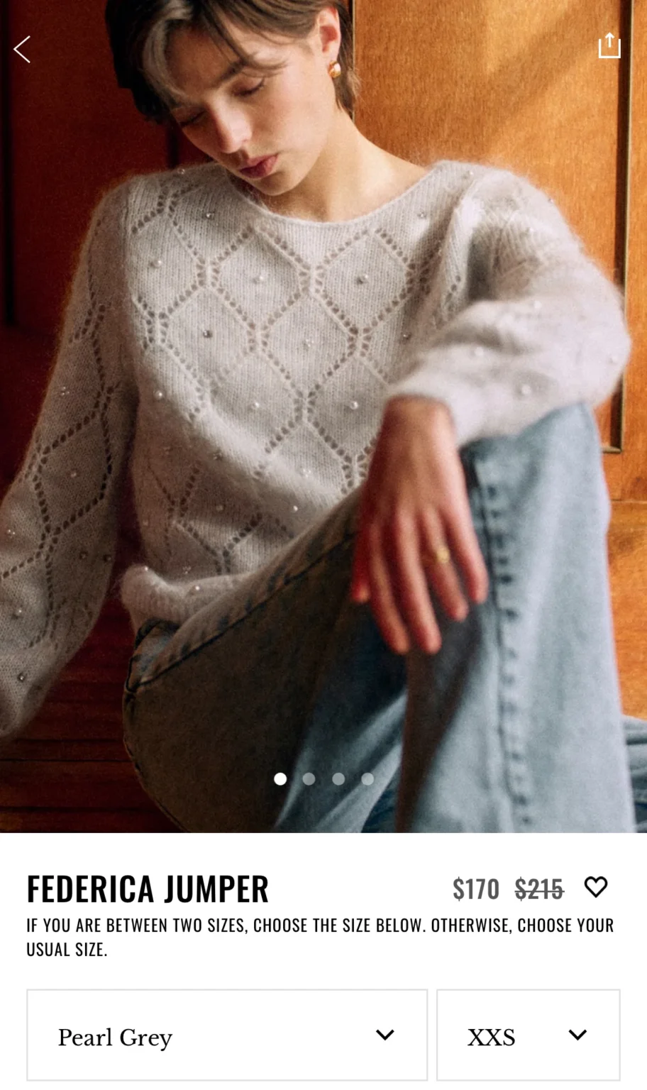 Image for Sézane Frederica Jumper XXS
