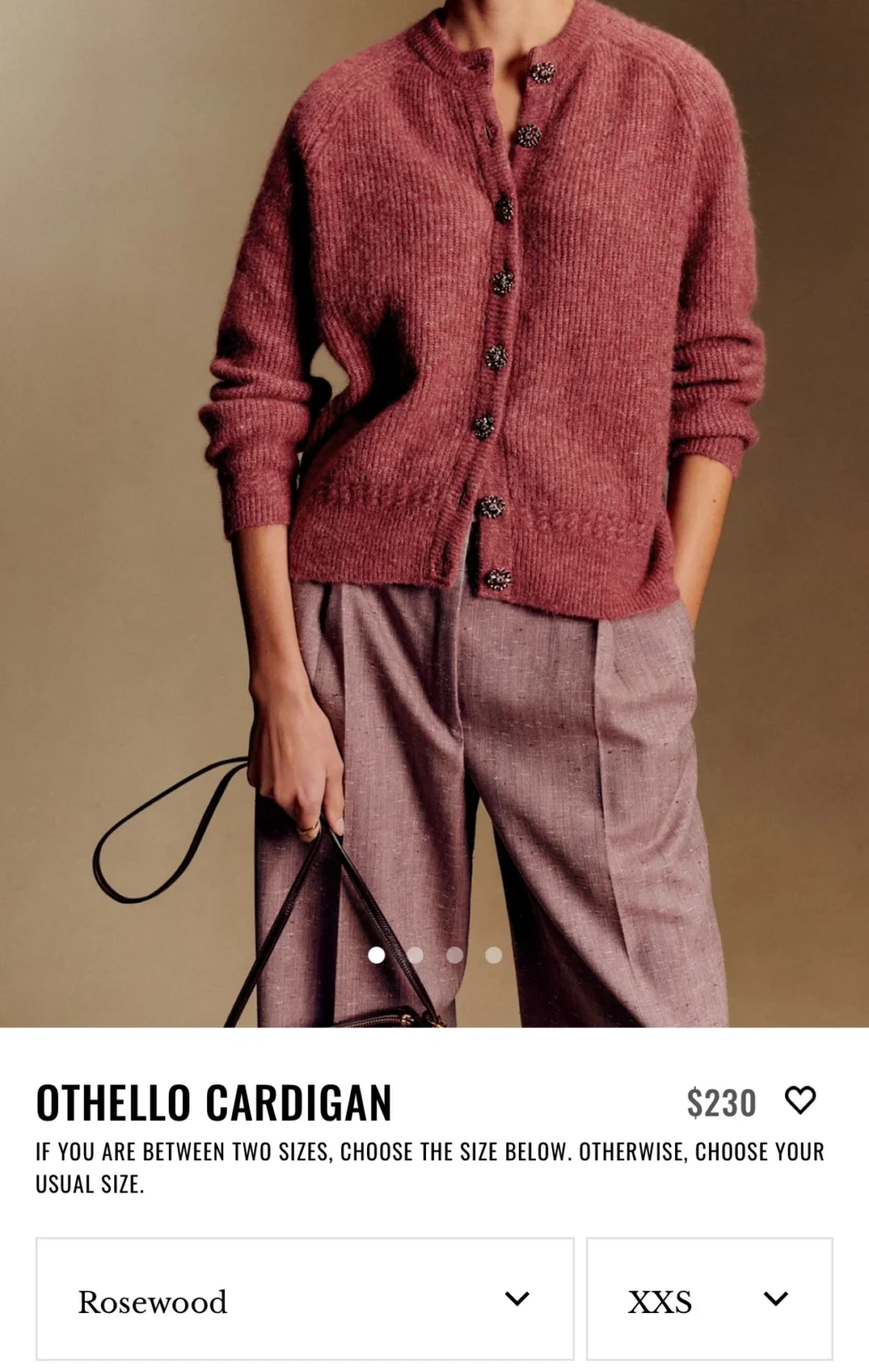 Image for Sézane Othello Cardigan XXS