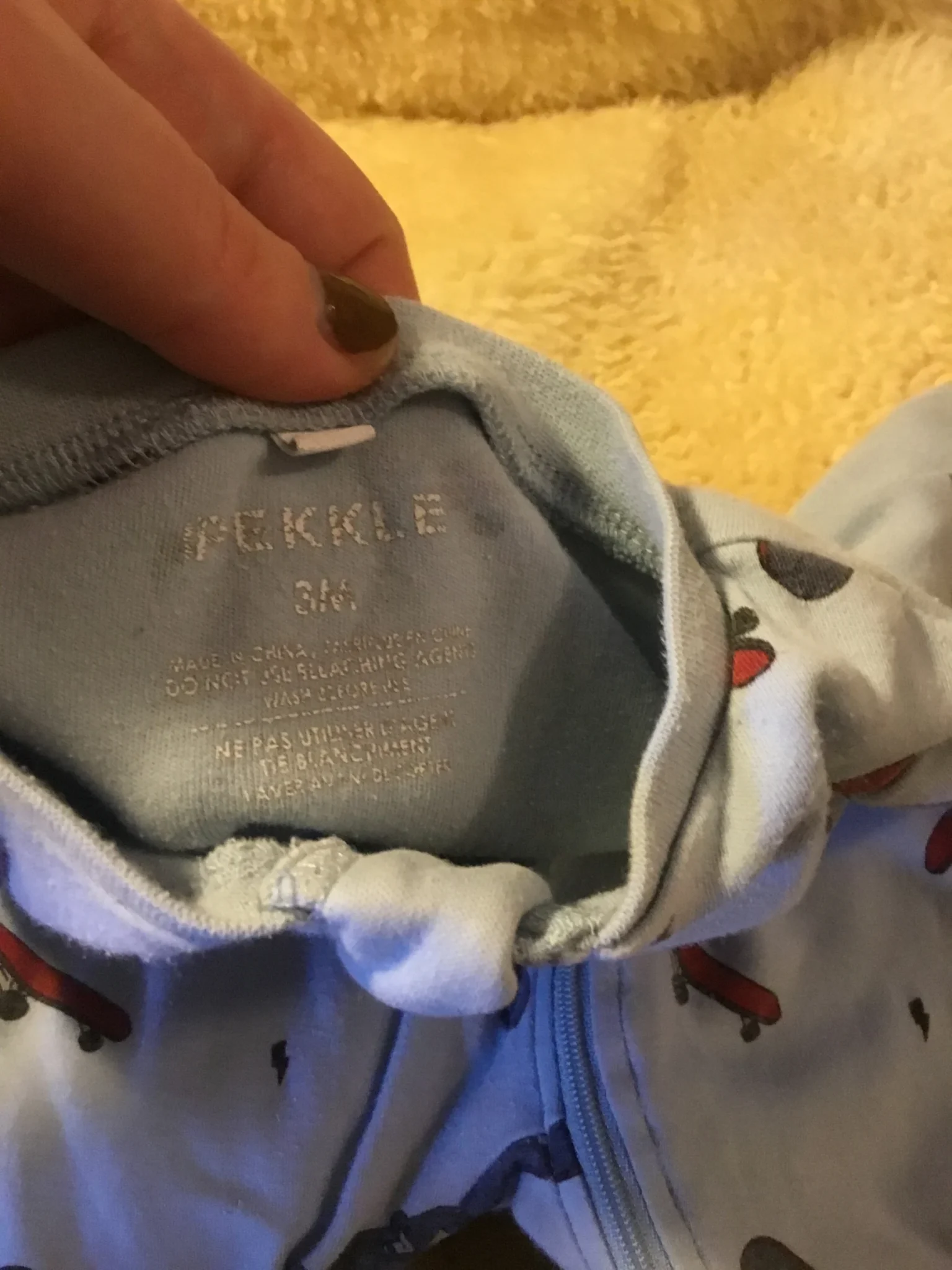 Image for Pyjama pattes longues pekkle 3 mois bébé unisexe