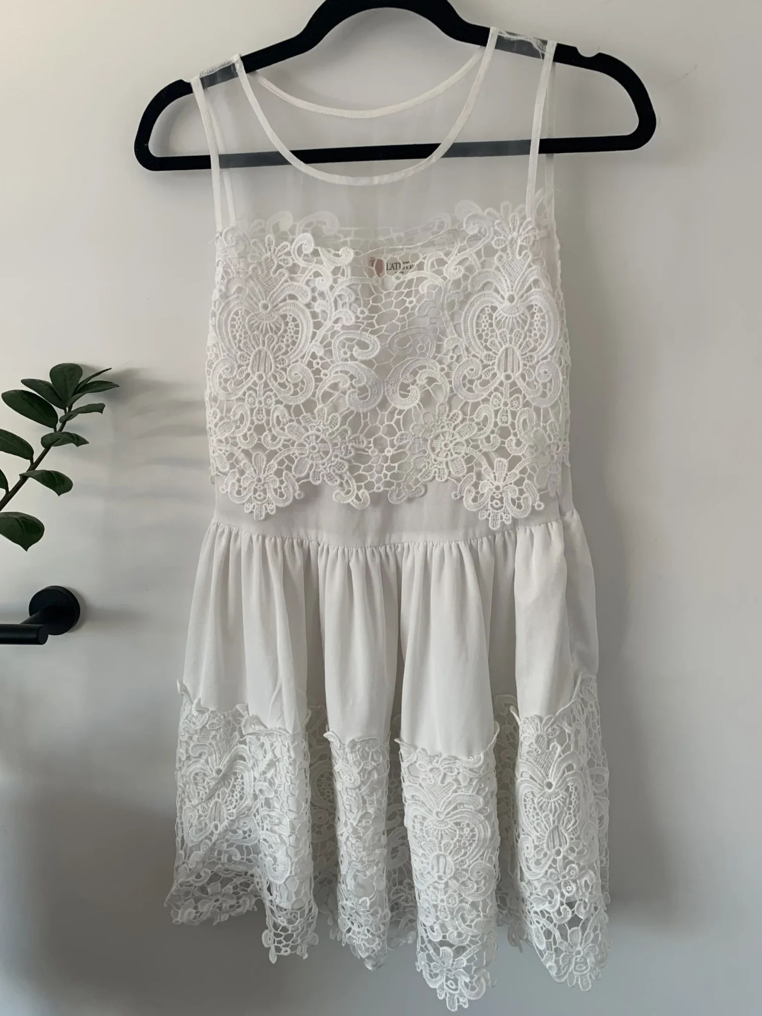 Featured image for White lace dress - boutique 1861 - size small