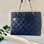 Thumbnail for 💙 Sac Kate spade bleu marine matelassé en cuir