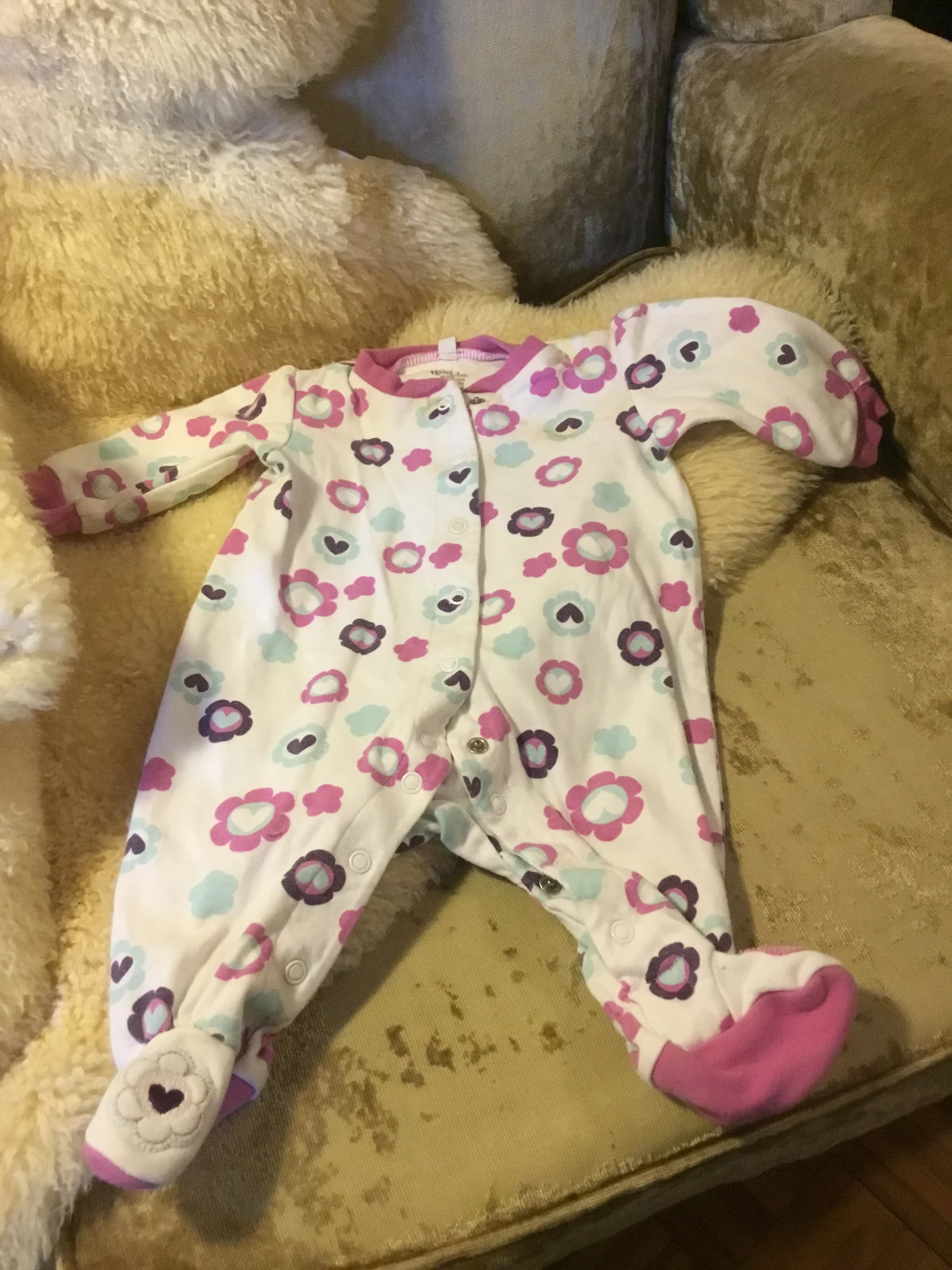 Pyjama pattes longues imparfait pekkle 3 mois bébé fille Pekkle seconde main