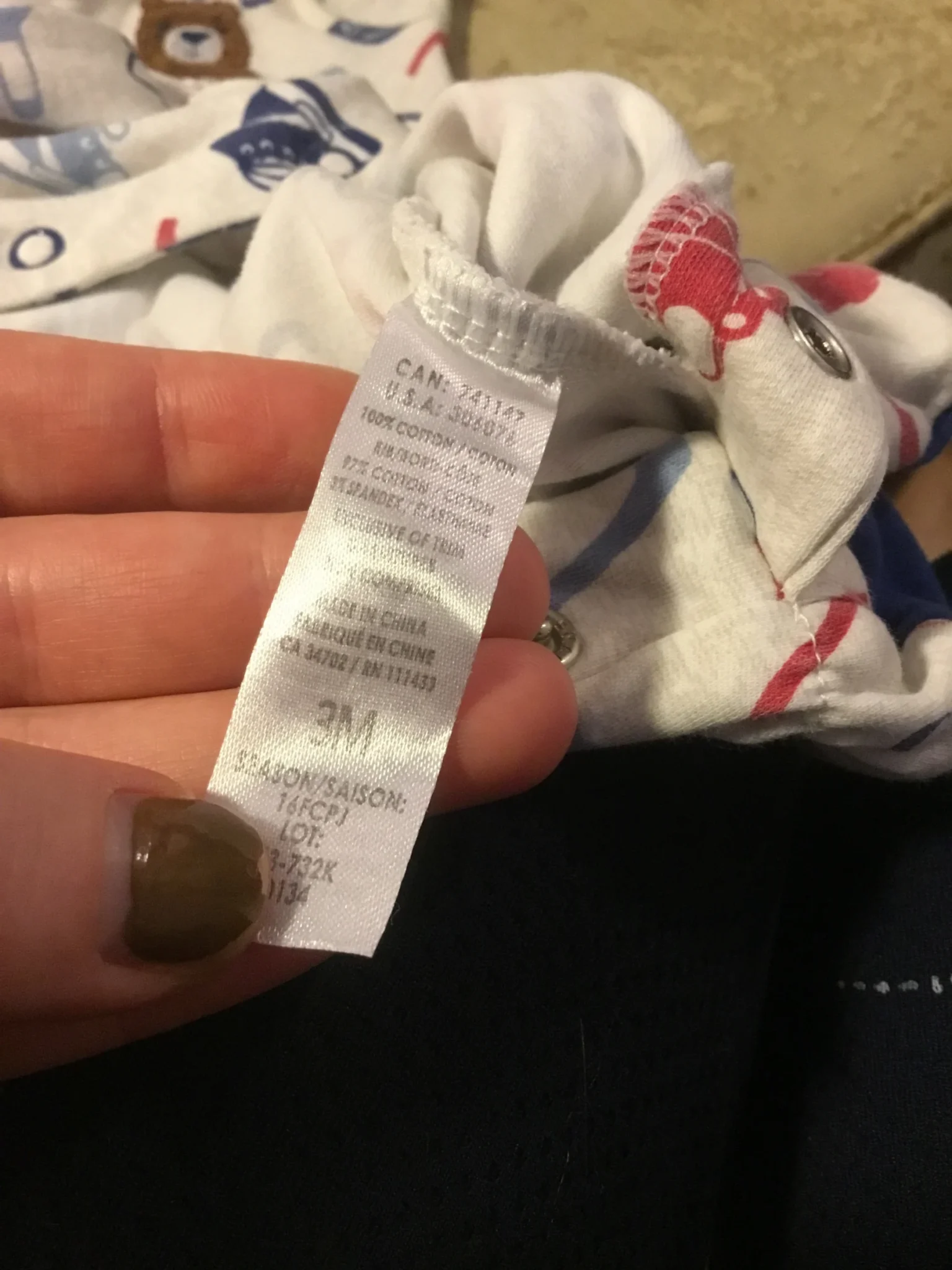 Image for Pyjama pattes longues pekkle 3 mois bébé unisexe