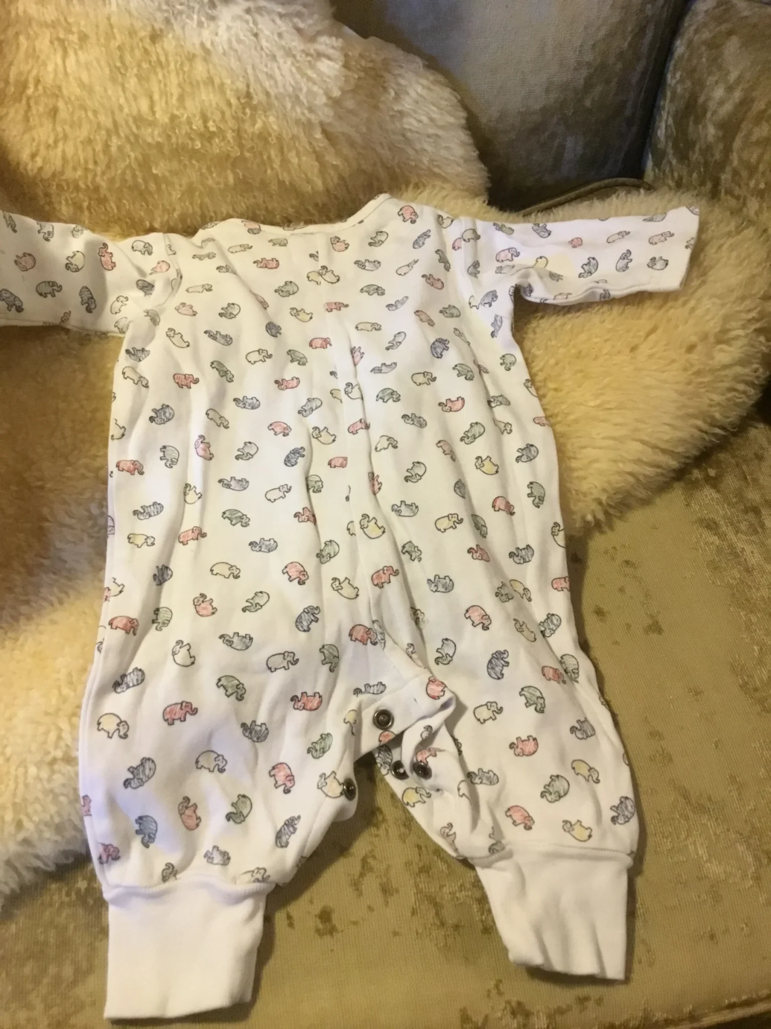 Image for Pyjama style romper 3 mois bébé unisexe