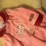 Thumbnail for Pyjama pattes longues en ratine 3 mois bébé fille