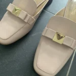 Thumbnail for Mule rose pâle en cuir Michael Kors taille 6