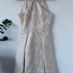 Featured thumbnail for Magnificent pastel pink brocade dress - by Gal meets glam - size 2 (xs/s)