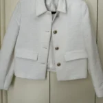 Featured thumbnail for Zara white jacket size small