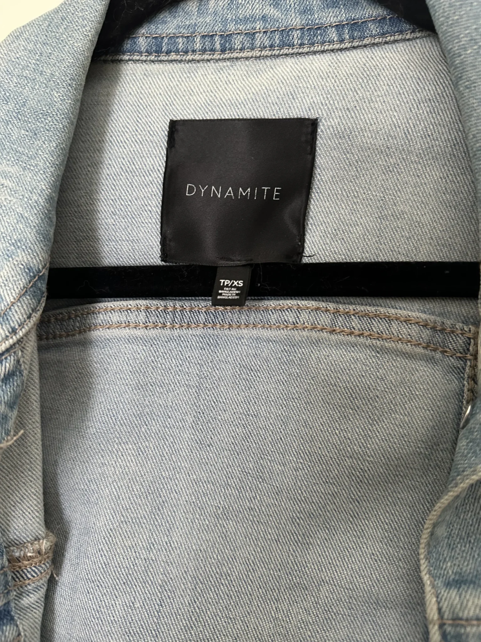 Image for Denim jacket dynamite size xs