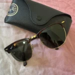 Featured thumbnail for ⬇️ prix❗️ Lunettes de soleil Rayban clubmaster 49-21 écaille de tortue et doré