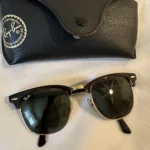 Thumbnail for ⬇️ prix❗️ Lunettes de soleil Rayban clubmaster 49-21 écaille de tortue et doré