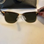 Thumbnail for ⬇️ prix❗️ Lunettes de soleil Rayban clubmaster 49-21 écaille de tortue et doré